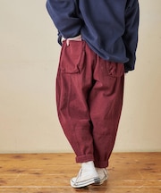 ピーチツイル 立体 ポケット バルーンパンツ