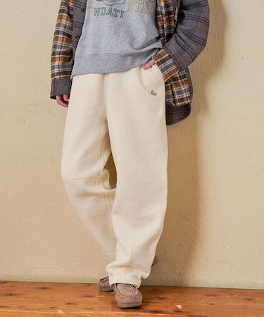 CVC ガーゼ裏毛 裏起毛 スウェット カーヴィ パンツ