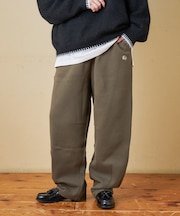 CVC ガーゼ裏毛 裏起毛 スウェット カーヴィ パンツ