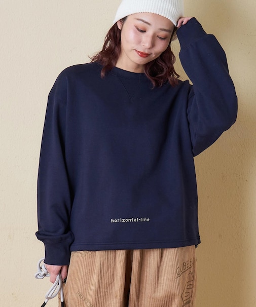 TC裏毛 スウェット バックプリント ドロスト プルオーバー