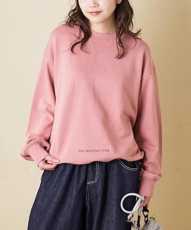 TC裏毛 スウェット バックプリント ドロスト プルオーバー