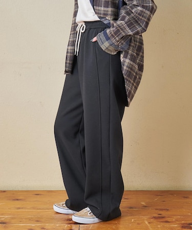 裏フリース イージーパンツ