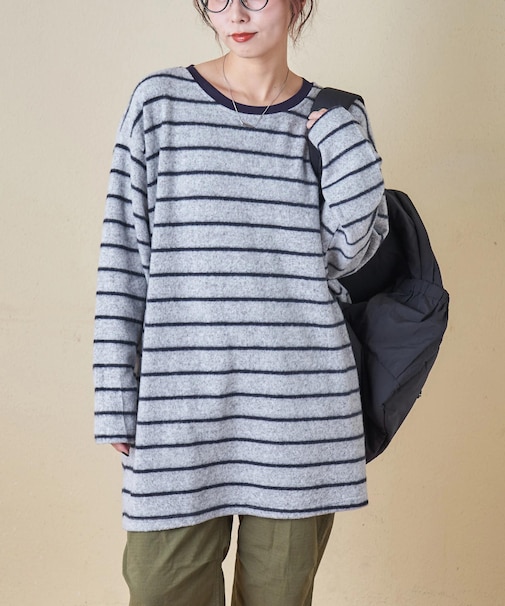 ブラッシング ボーダー ビッグ プルオーバー