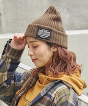 リブ編み ニット キャップ