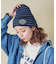 リブ編み ニット キャップ
