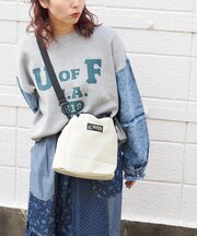 ナイロン 巾着 ショルダーバッグ