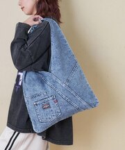 リメイク風 デニム マルシェバッグ