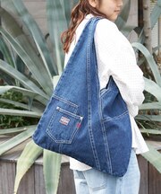 リメイク風 デニム マルシェバッグ