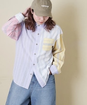 ストライプ レギュラーシャツ