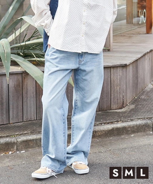 10オンス デニム ストレート パンツ