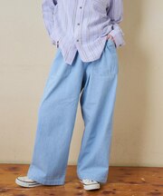 8.5オンス デニム ワイドパンツ