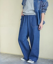 8.5オンス デニム ワイドパンツ