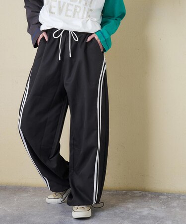 ナイロン イージー ライン パンツ