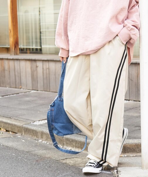 ナイロン イージー ライン パンツ