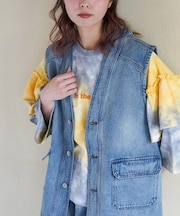 11オンス デニム Vネック ベスト