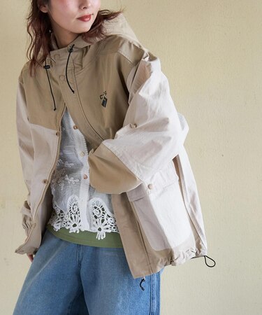 ナイロン 撥水加工 マウンテンパーカー