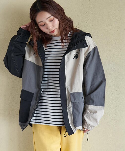 ナイロン 撥水加工 マウンテンパーカー