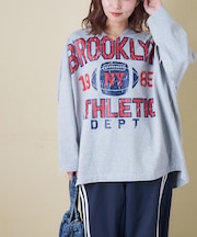 10/-天竺 スノーウォッシュ カットオフ Vネック プルオーバー