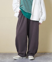 ガーゼ裏毛 スウェット コクーンパンツ