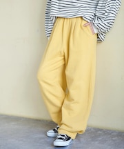 ガーゼ裏毛 スウェット コクーンパンツ