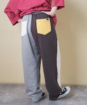 ガーゼ裏毛 スウェット コクーンパンツ