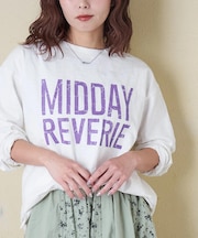 10/-スラブ天竺 クルーネック ロングTシャツ