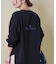 20/-OE天竺 バックプリント ロングTシャツ
