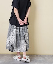 バンダナ柄 スカート