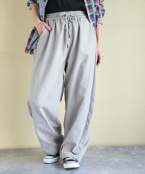 イージー ワイドパンツ