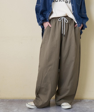 イージー ワイドパンツ