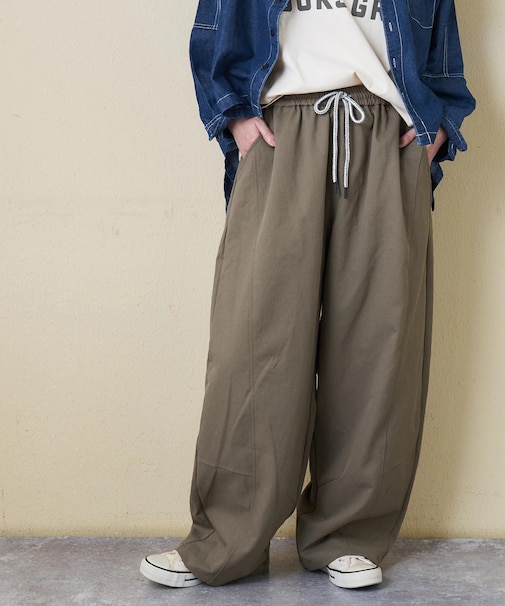 イージー ワイドパンツ