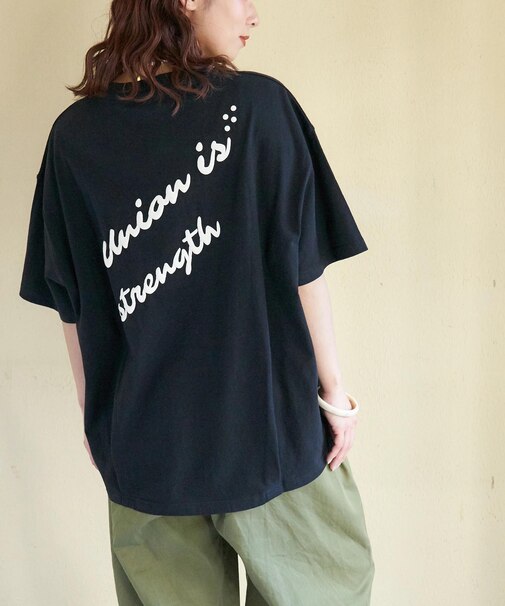 20/-OE天竺 汗染み防止加工 コクーン Tシャツ