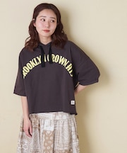 20/-OE天竺 ロゴプリント パーカー