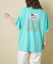 20/-OE天竺 星条旗 ワッペン Tシャツ