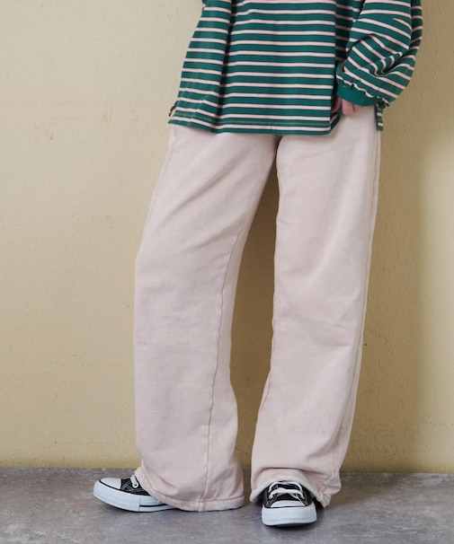 ピグメント染 イージーパンツ