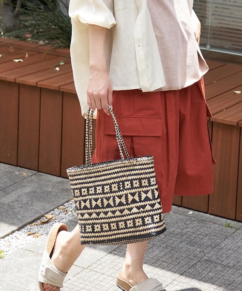 ファッション小物 ゆるっと2way CUBE totebag