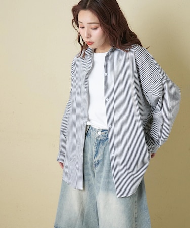 ストライプ レギュラー シャツ