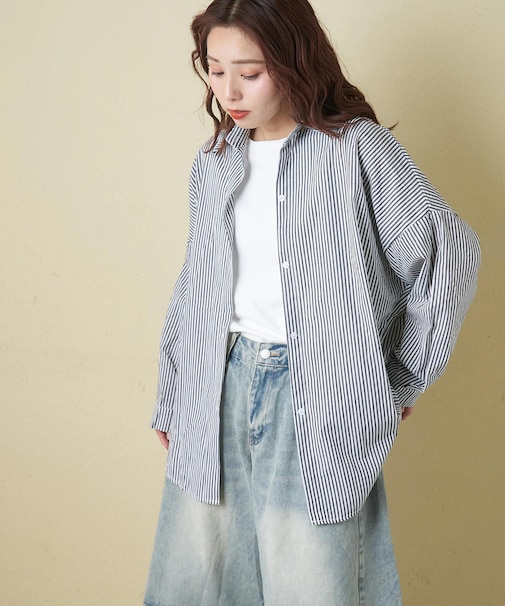 ストライプ レギュラー シャツ