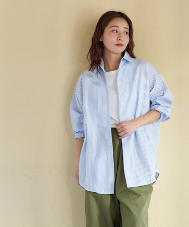ストライプ レギュラー シャツ