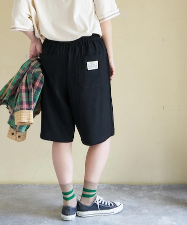 麻レーヨン ボイル ハーフパンツ