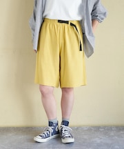 麻レーヨン ボイル ハーフパンツ