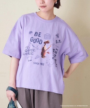 21/-OE天竺 E.T. ドルマン Tシャツ