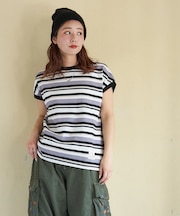 レトロボーダー 汗染み軽減 ノースリーブ プルオーバー