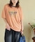 30/-TC天竺 片染 ロゴ Tシャツ
