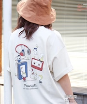 / PEANUTS ( ピーナッツ ) 21/-OE天竺 ミュージック Tシャツ