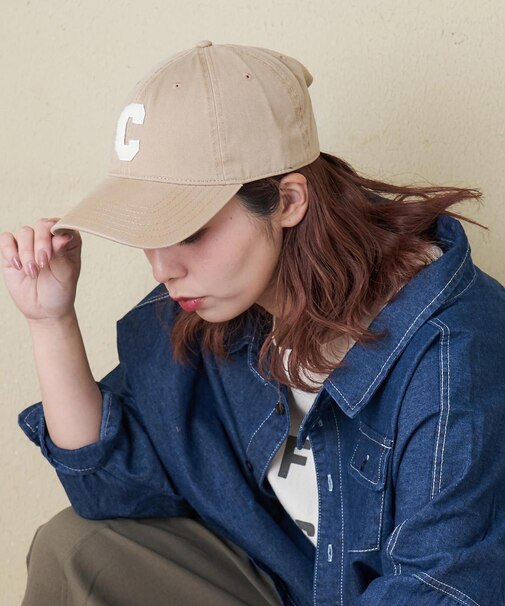 ワッペン付 ベースボール キャップ
