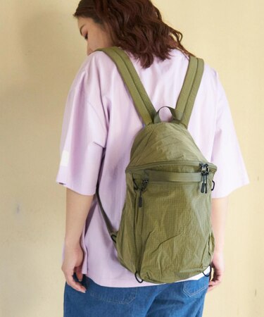 ナイロン リップストップ ポケッタブル リュック