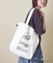 PEANUTS ( ピーナッツ ) 21/-OE天竺 Royanneトートバッグ