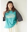26/-天竺 アニマル プリント ラグランスリーブ Tシャツ