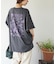 26/-天竺 発泡プリント ビッグTシャツ